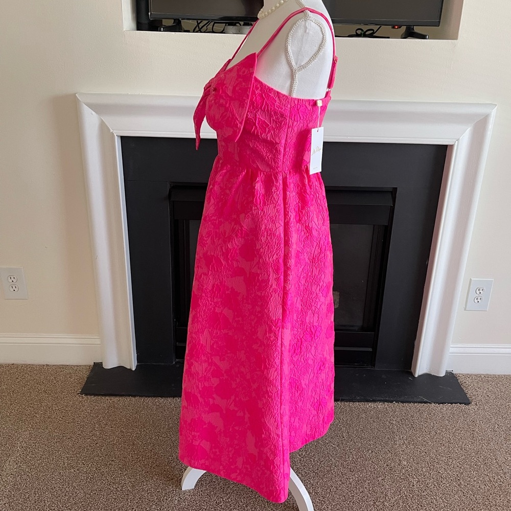 NWT Lilly Pulitzer Ellara Jacquard Midi-Dress - Picture 4 of 14